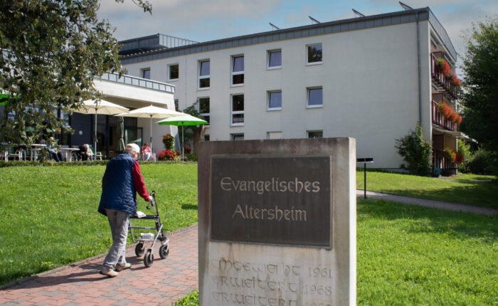 der Eingangsbereich vom Evangelischen Altersheim Bückeburg