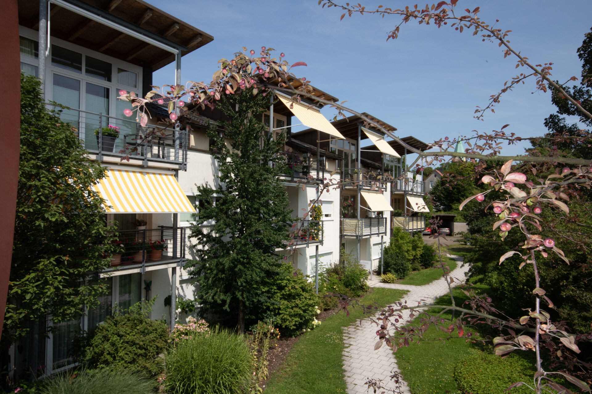 die Außenfassade des Wohnheims in Obernkirchen