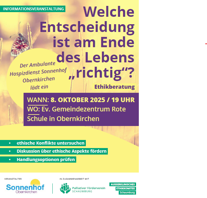 Welche Entscheidung ist am Ende des Lebens richtig?